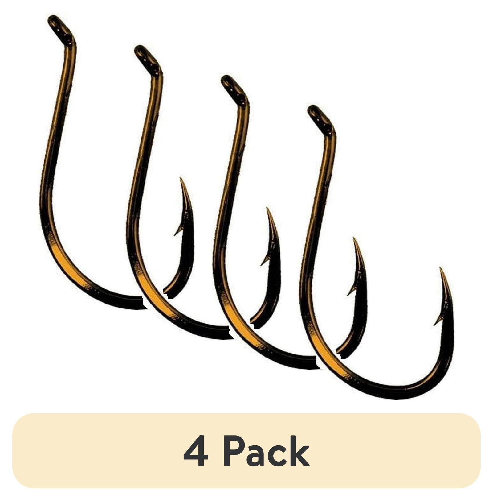 (4 pack) Daiichi Black Nickel Walleye Octopus Hooks, Size 4, 12 ct.
