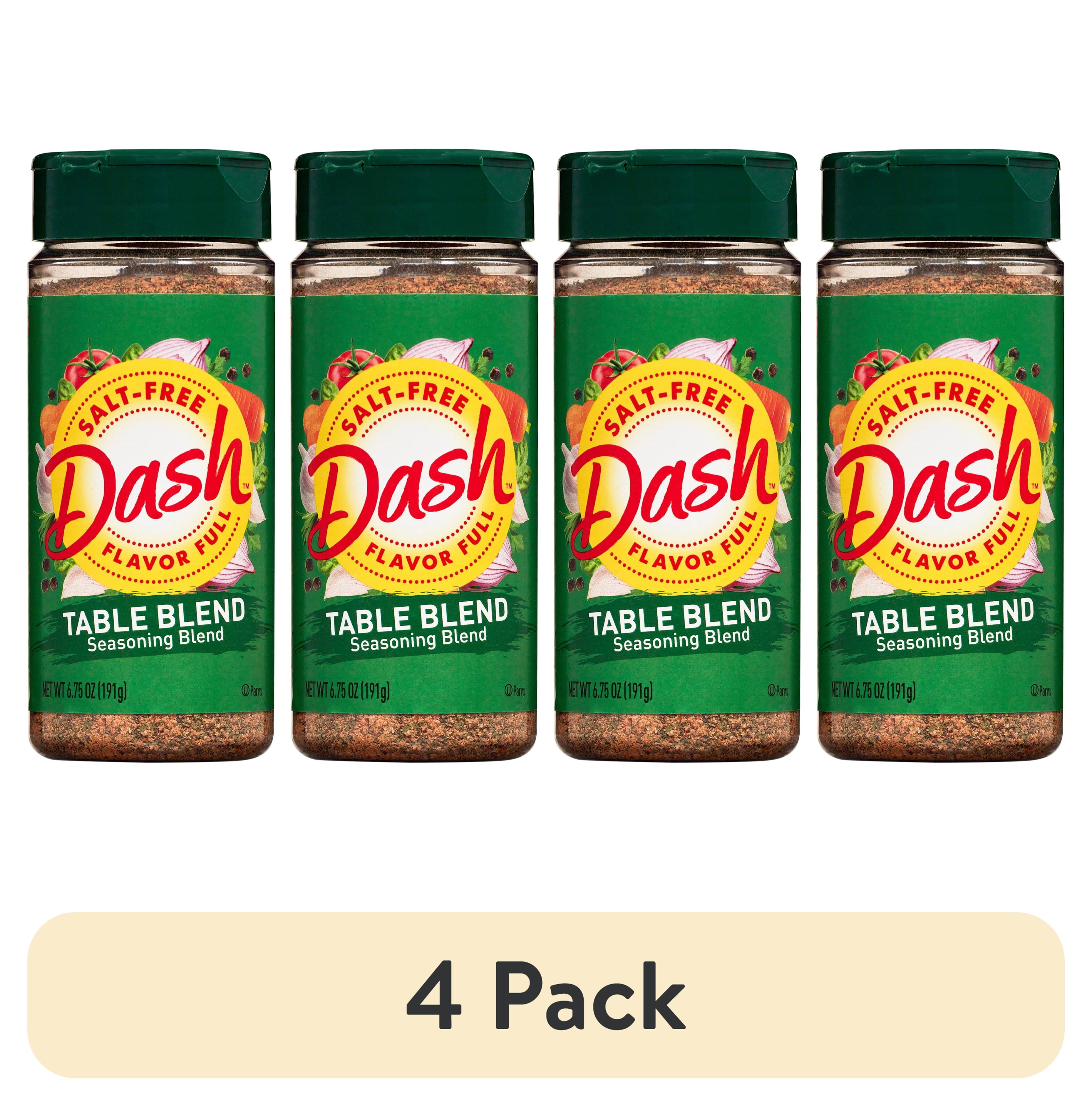 (4 pack) Dash Table Blend Seasoning, Salt Free, Kosher, 6.75 oz