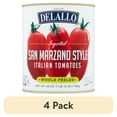 thumbnail image 1 of (4 pack) DeLallo San Marzano Style Whole Peeled Tomatoes, Non-GMO, Gluten Free, Product of Italy, 28 oz Can, 1 of 8