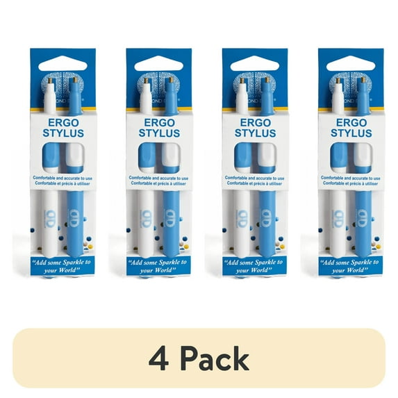 (4 pack) DIAMOND DOTZ® Freestyle Ergo Stylus Twin Pack