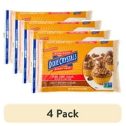 (4 pack) Dixie Crystals Light Brown Sugar, 32 oz
