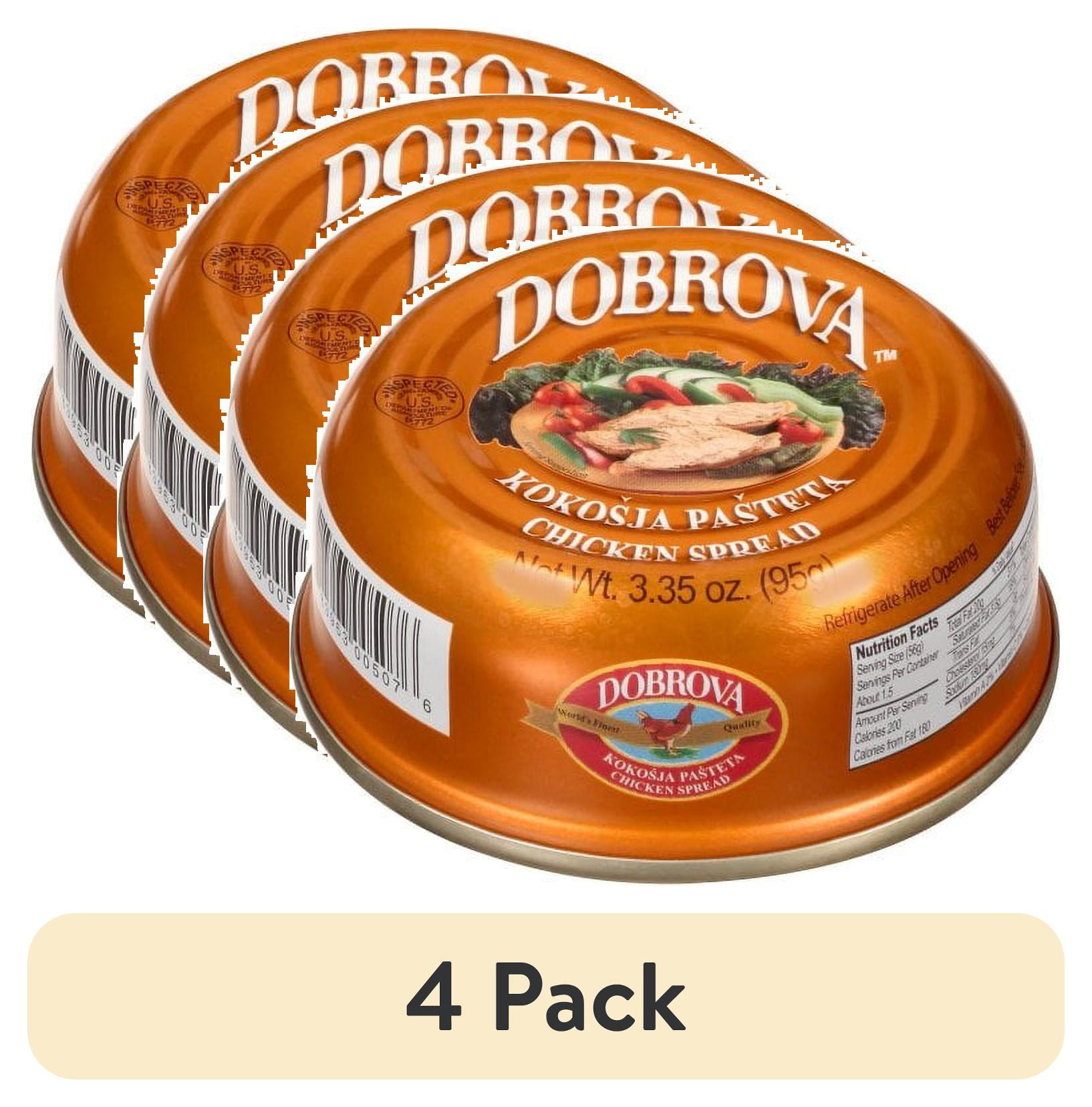 (4 pack) Dobrova Kokosja Pasteta