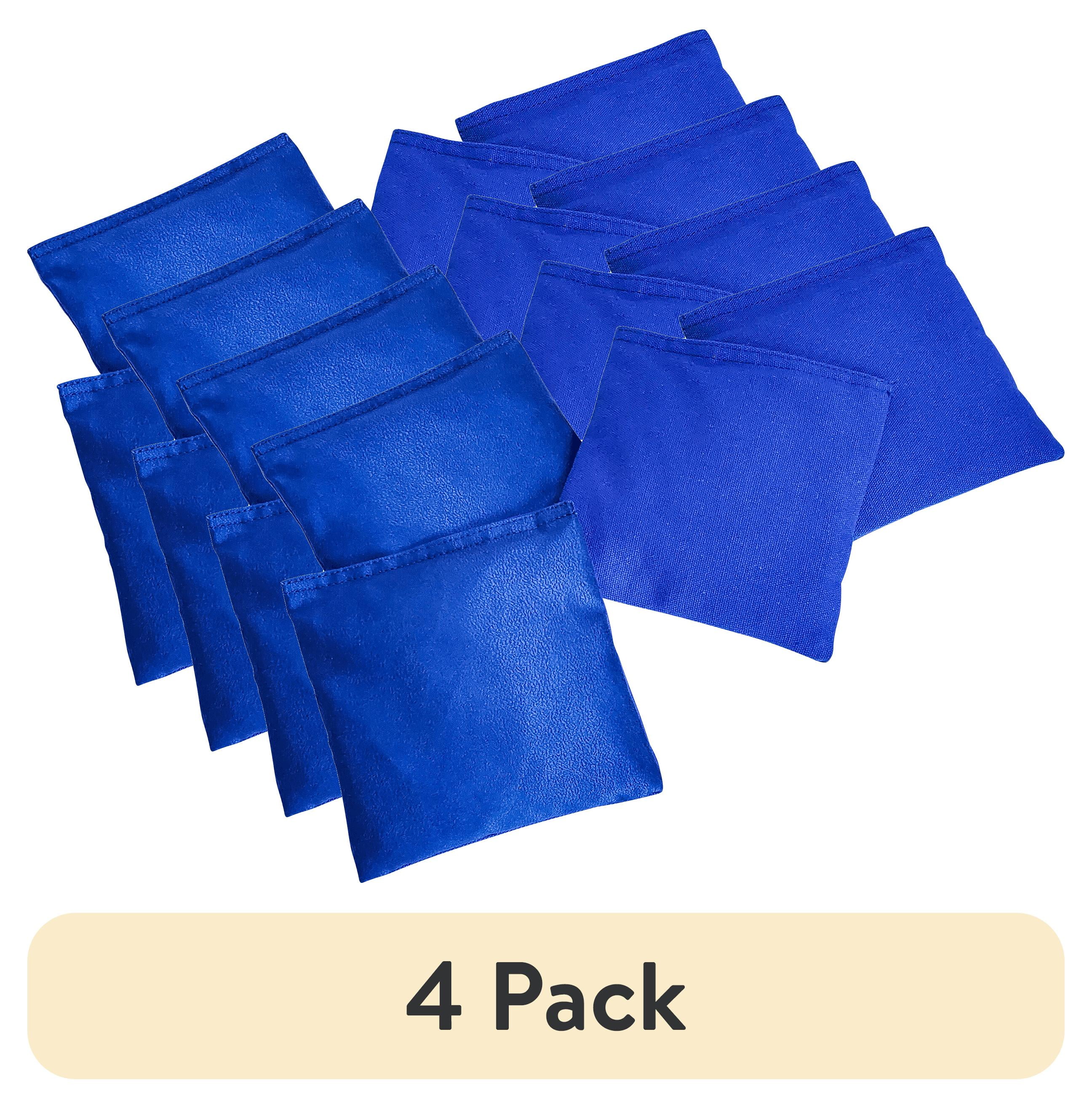 Double-Sided Beanbags, 4-Pack, Blue, for Ages 3 and up, by MinnARK