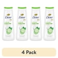thumbnail interactive-video image 1 of (4 pack) Dove Body Wash for Women Moisturizing Refresh Cucumber & Green Tea Cleanser All Skin, 20 oz, 1 of 17