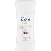 4 Pack - Dove Advanced Care Invisible Stick Antiperspirant Deodorant, Clear Finish 2.6 oz
