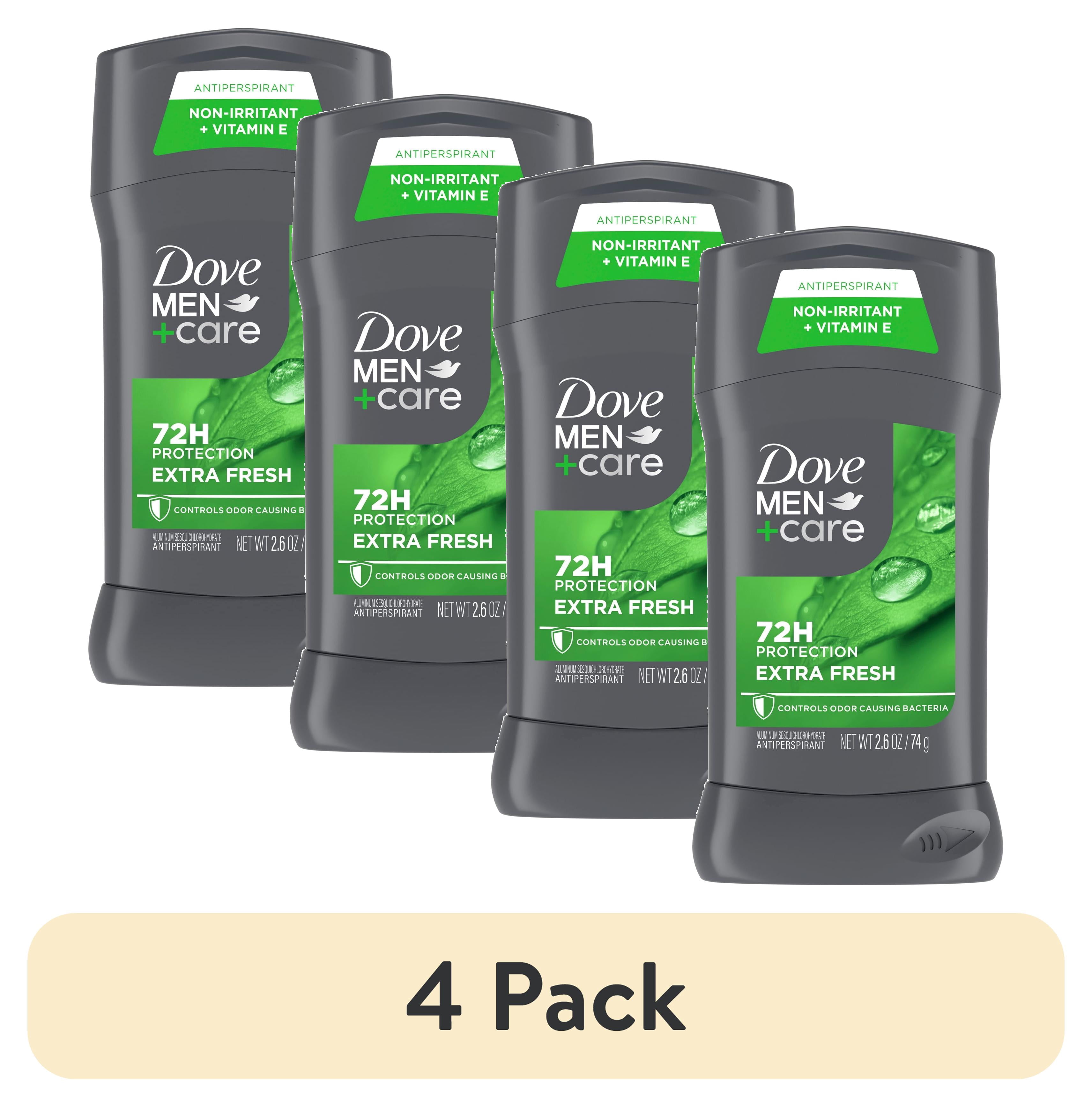 4 pack) Dove Men+Care Men's Antiperspirant Deodorant Stick With 72