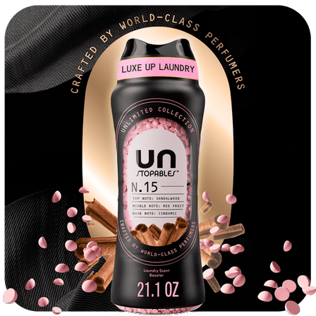 (4 pack) Downy Unstopables Unlimited Collection In-Wash Laundry Scent Booster Beads, N.15 Scent, 21.1 oz