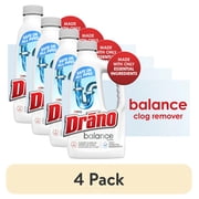 4 pack Drano Balance Drain Cleaner and Clog Remover, 32 oz, 1 Count