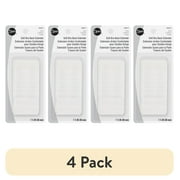 (4 pack) Dritz Soft Bra-Back Extender 1-1/2"-White 2 Hooks