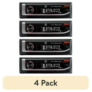 4 pack Dual Electronics XD18BT Single DIN Car Stereo Head Unit with Bluetooth, USB, AM/FM/MP3, New