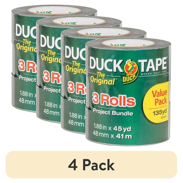 (4 pack) Duck Brand 1.88 in. x 45 yd. Silver Original Duct Tape, 3 Rolls