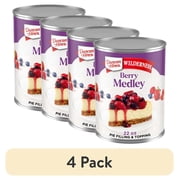 (4 pack) Duncan Hines Wilderness, Berry Medley Pie Filling and Topping, 22 oz.