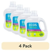 4 pack ECOS Lavender Laundry Detergent, 110 Ounce