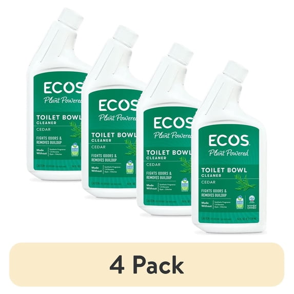 (4 pack) ECOS Toilet Bowl Cleaner - Cedar 24 Oz