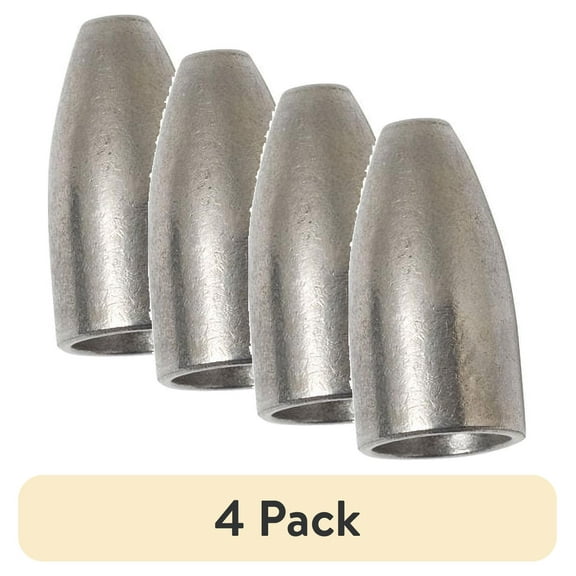 (4 pack) Eagle Claw Fishing, NLWW14, Steel Worm Weight 1/4 oz. Qty 3