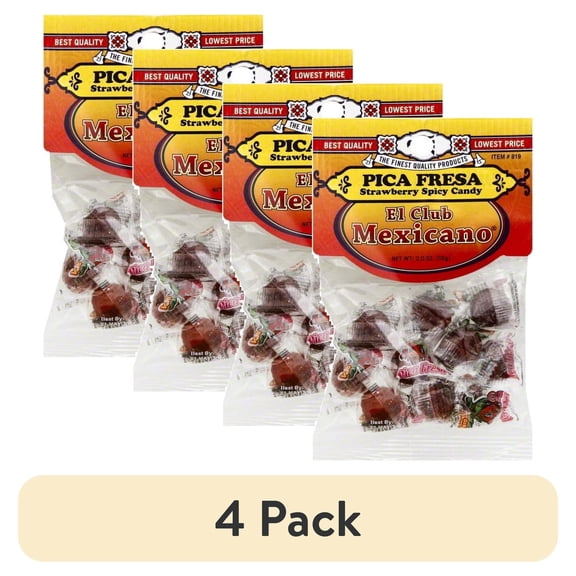 (4 pack) El Club Mexicano Pica Fresh Snacks, 3.5 oz