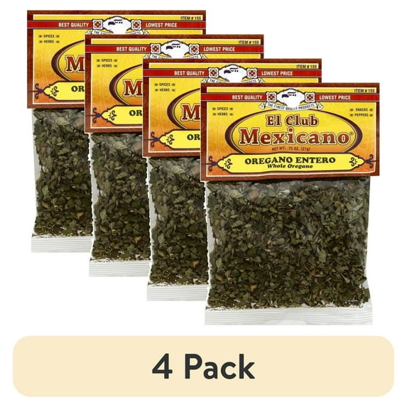 (4 pack) El Club Mexicano Mexican Oregano, 0.75 oz