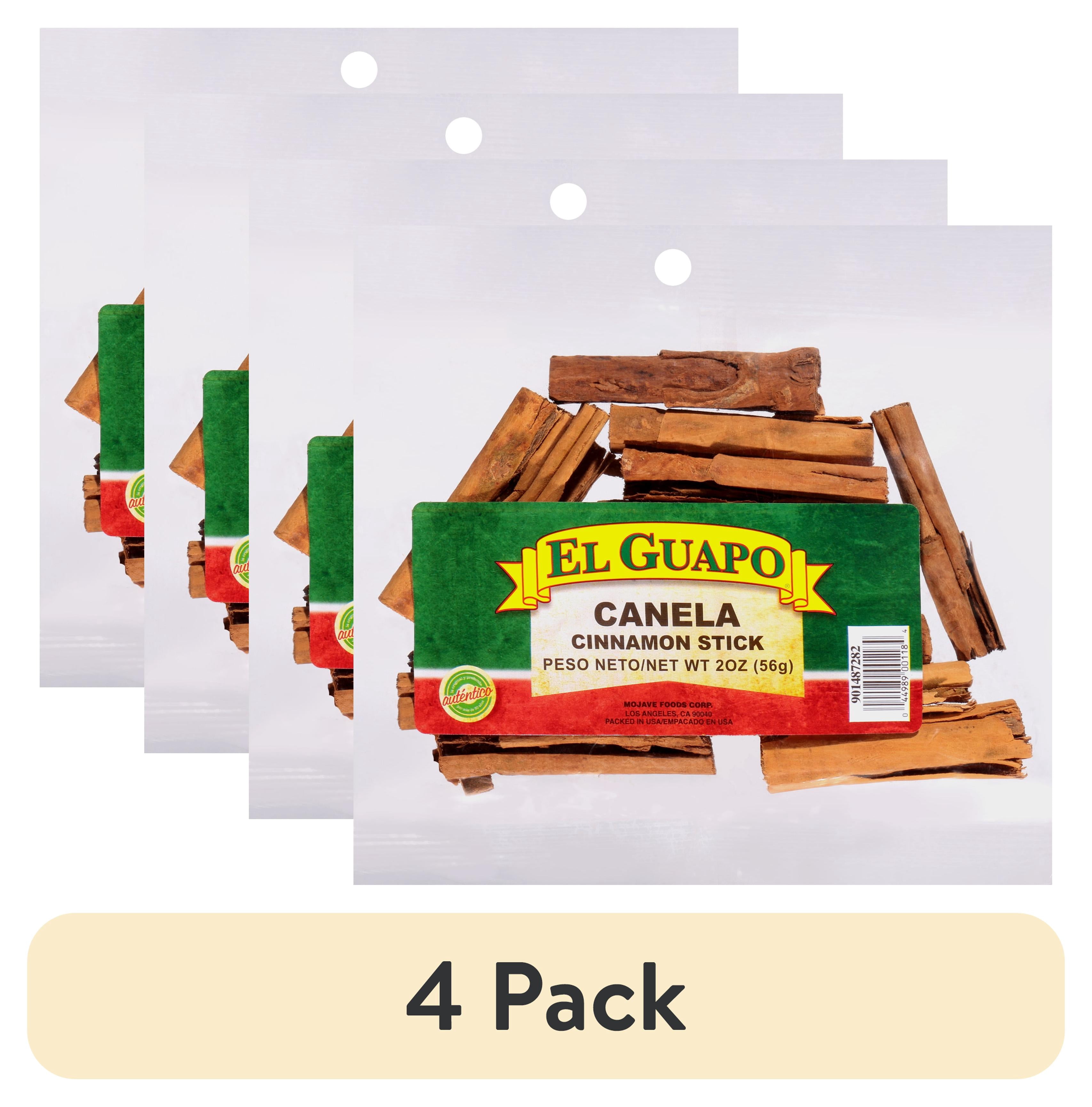 (4 pack) El Guapo Whole Cinnamon, 2 oz Bag