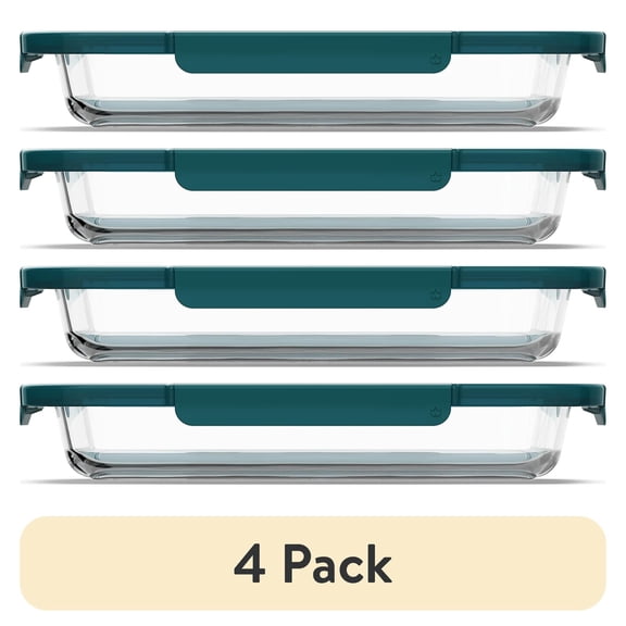 (4 pack) Ello Duraglass 9x13 Baking Dish, Glass