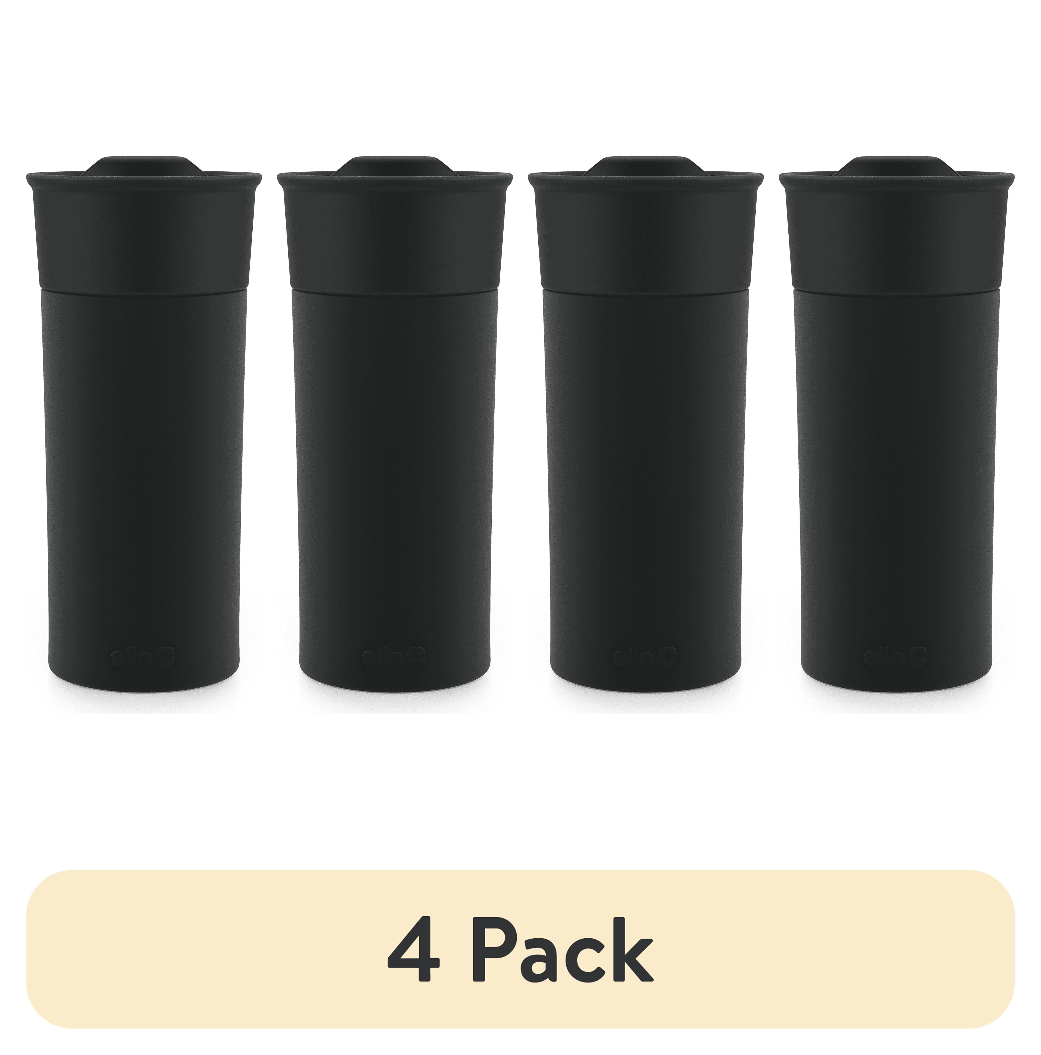 ¥ellow Ello Ogden 16oz Ceramic Travel Mug with Silicone Boot, Black