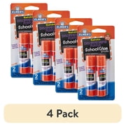 (4 pack) Elmer's Disappearing Purple School Glue Sticks, Washable, 2 Sticks
