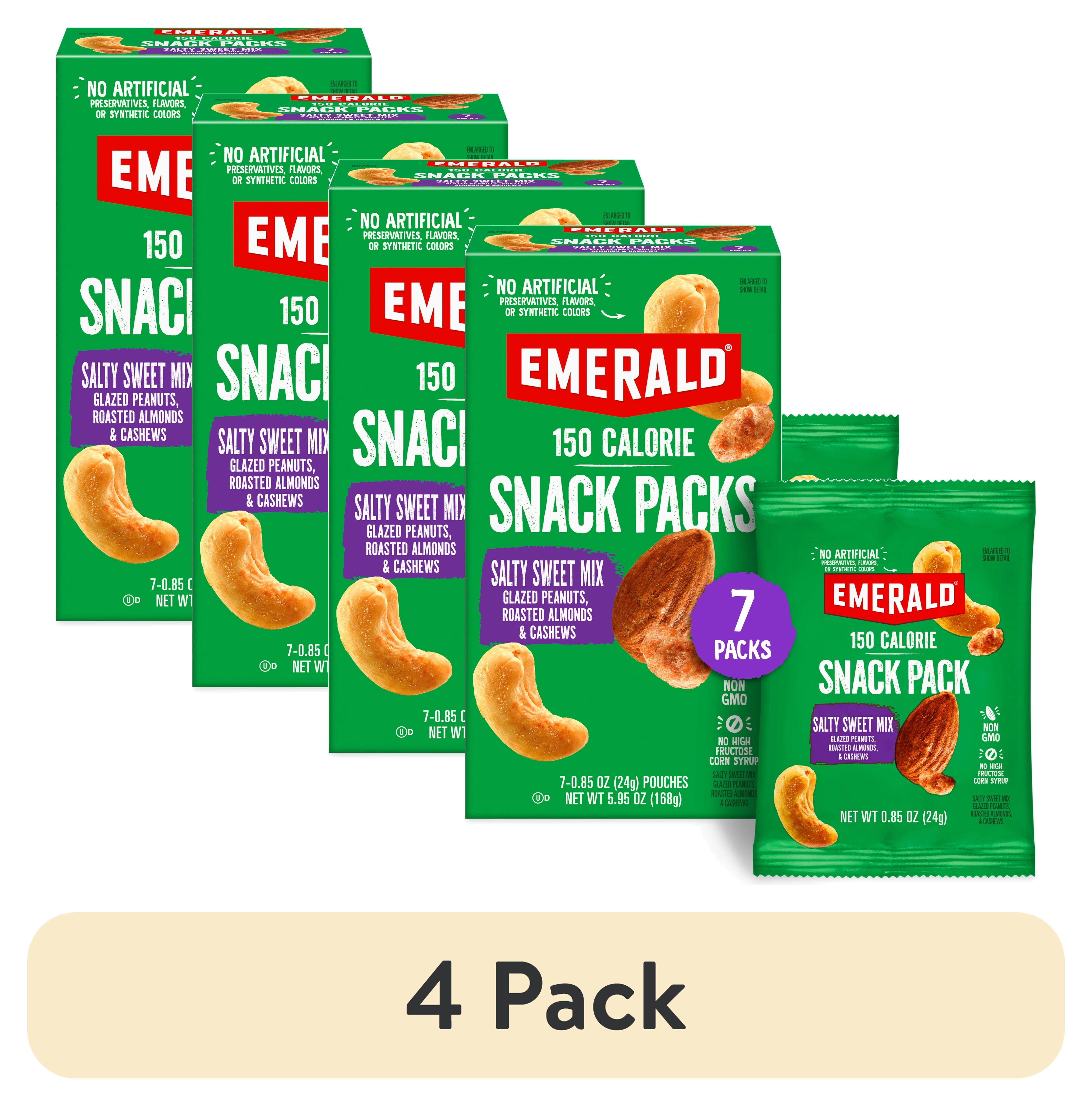 (4 pack) Emerald 150cal Sweet & Salty Trail Mix 7ct