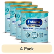 4 pack Enfamil NeuroPro EnfaCare Premature Discharge Powder Baby Formula, 13.6 oz Can