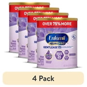 4 pack Enfamil NeuroPro Gentlease Baby Formula for Easing Fussiness, Gas, Spit-up in 24 Hrs, 35.3 Oz XL Value Can