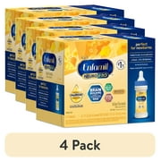 4 pack Enfamil NeuroPro Ready to Feed Baby Formula, Brain Building Duo DHA & MFGM, 2 fl oz, 6 Count