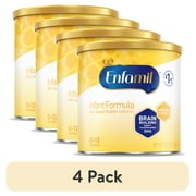 4 pack Enfamil Infant Powder Baby Formula with Iron 12.5 oz Can