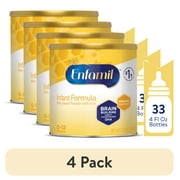 4 pack Enfamil Infant Powder Baby Formula with Iron, 21.1 oz Can