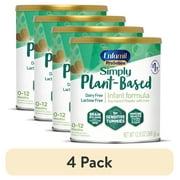 4 pack Enfamil ProSobee Plant-Based Powder Baby Formula, Dairy Free, Lactose Free, 12.9 oz Can