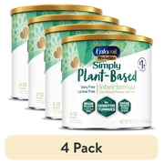 4 pack Enfamil ProSobee Plant-Based Powder Baby Formula, Dairy Free, Lactose Free, 20.9 oz Can