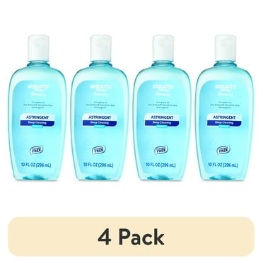(4 pack) Equate Astringent for Deep Cleaning Acne Care, 10 fl oz, Compare to Sea Breeze® Sensitive Skin Astringent