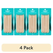 (4 pack) Equate Dual Pointed Cuticle Sticks for Nail & Cuticle Care, 12 Count