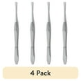 thumbnail image 1 of (4 pack) Equate Stainless Steel Duo Slant and Square-Tip Tweezer Set, 2 Pieces, 1 of 9
