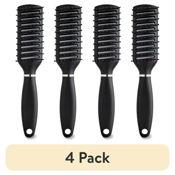 (4 pack) Equate Vent Brush, Black, 1 Count
