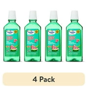 (4 pack) Equate Kids Sugar-Free Kids Anticavity Fluoride Rinse, Watermelon Flavor, 18 fl oz, Compare to Act® Wild Watermelon Anticavity Kids Fluoride Rinse Active Ingredient