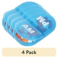 thumbnail interactive-video image 1 of (4 pack) Equate Travel Pill Case, Colors May Vary, 1 of 9