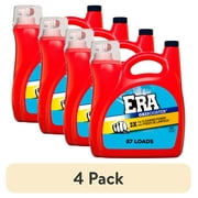 4 pack Era Oxibooster Liquid Laundry Detergent, 87 Loads, 154 fl oz