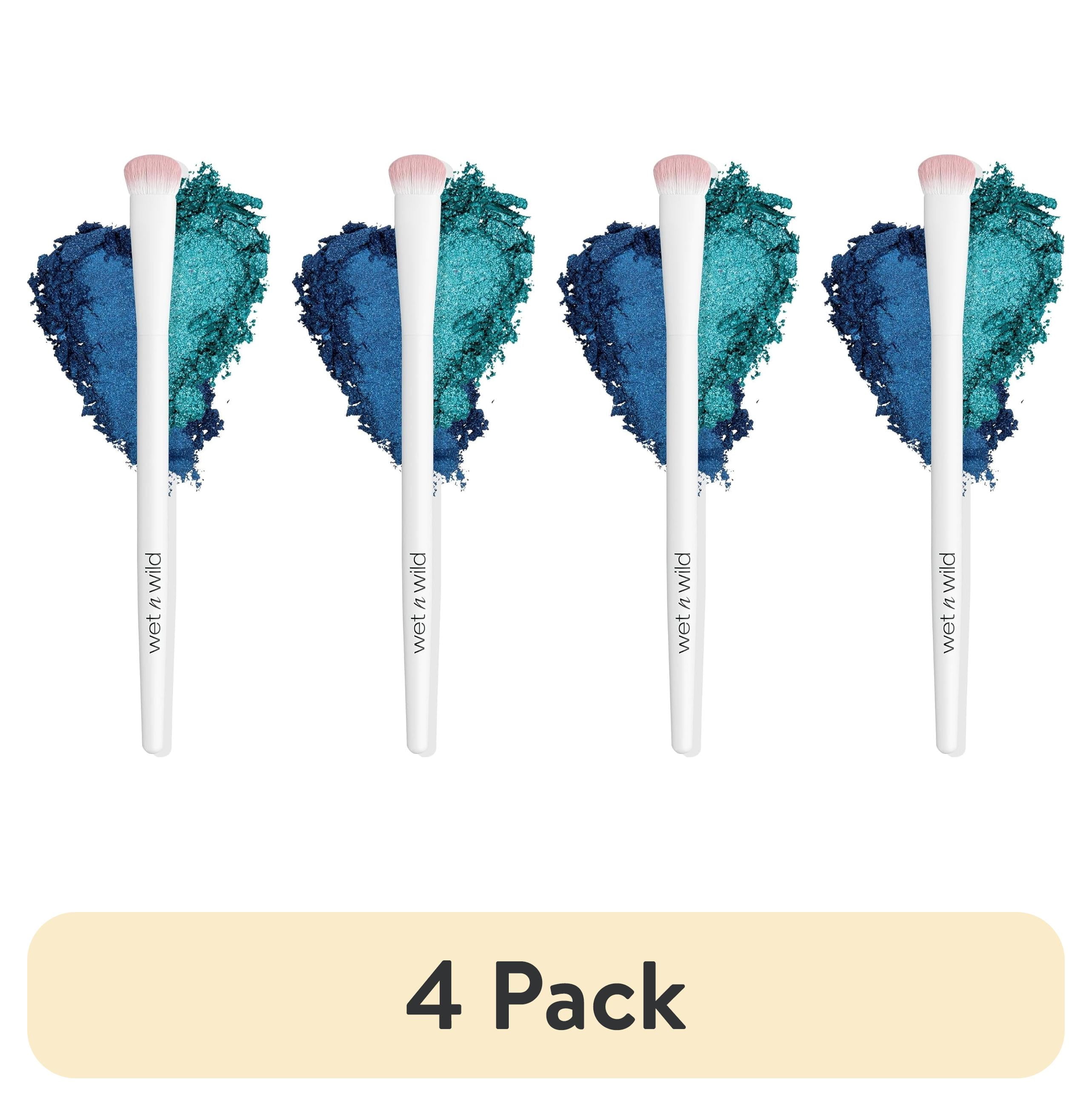 (4 pack) Wet n Wild Essential Brush, ultra-plush Eyeshadow Brush, Synthetic