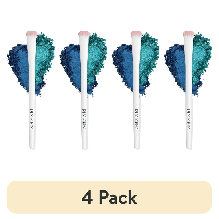 4 pack) Wet n Wild Essential Brush, ultra-plush Eyeshadow Brush