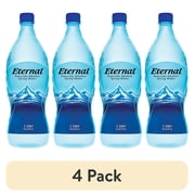 (4 pack) Eternal Naturally Alkaline Spring Water 1 Liter