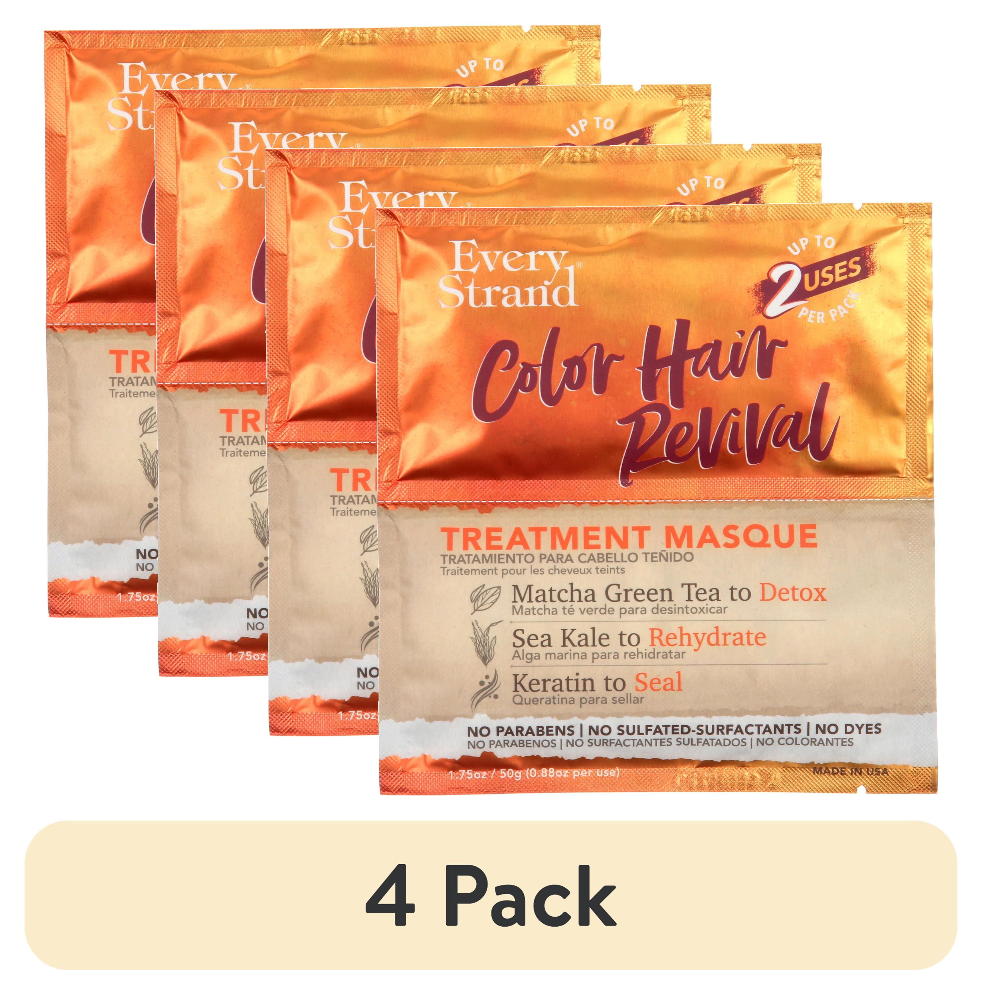 (4 pack) Every Strand Color Hair Revival Treatment Masque, All Hair Types, Moisturizing