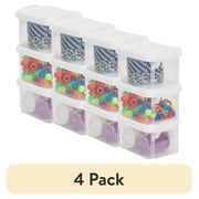 (4 pack) Everything Mary 3-Tier Stackable Craft Storage Bag - Craft and Hobby Storage Containers