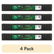 4 pack Expert Gardener 2 x 3 Black Recycled Rubber Garden Border Landscape Edging