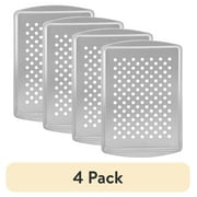 4 pack Expert Grill 13.2" x 9.2" Steel Barbecue Grill Tray For Outdoor Grills