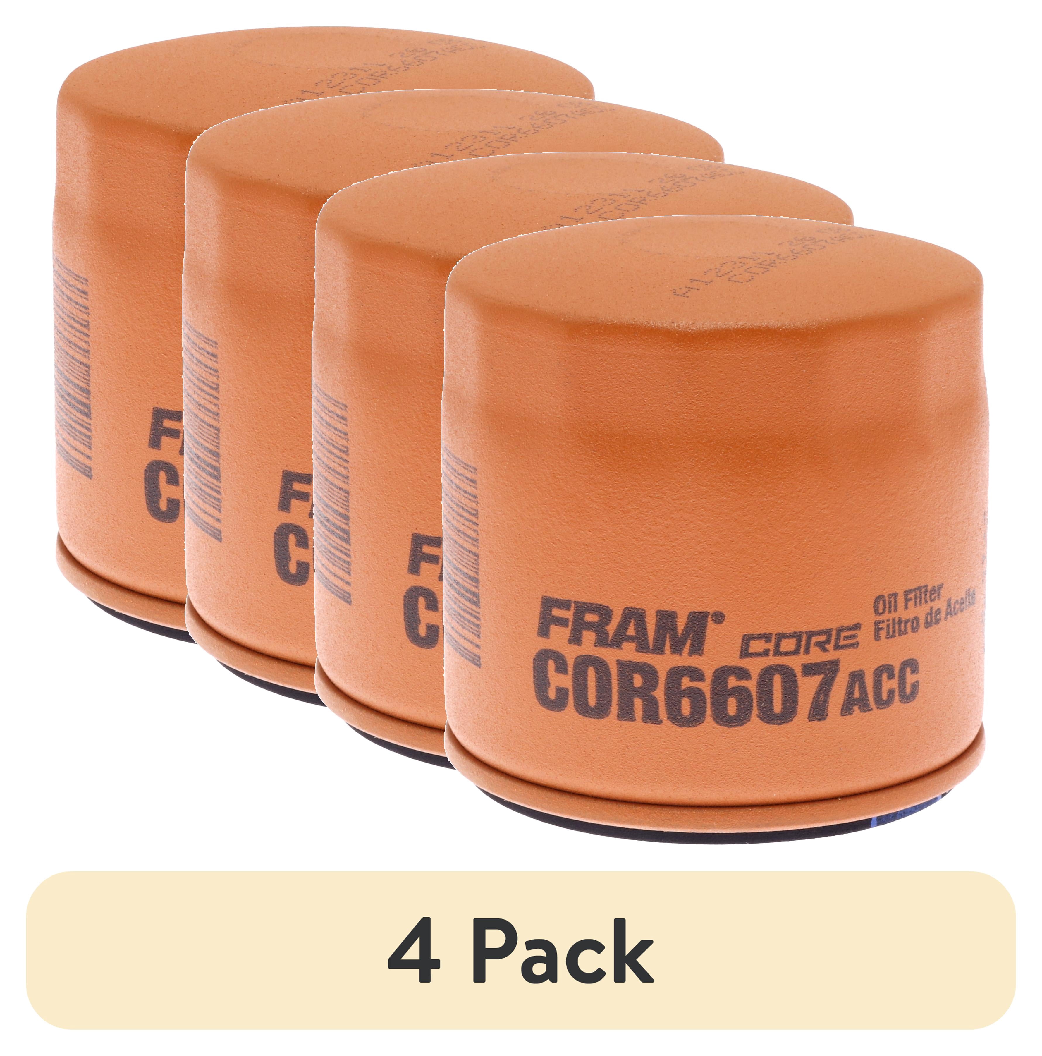 4 pack) FRAM Core 6607 Oil Filter - 10K Mile Replacement Filter