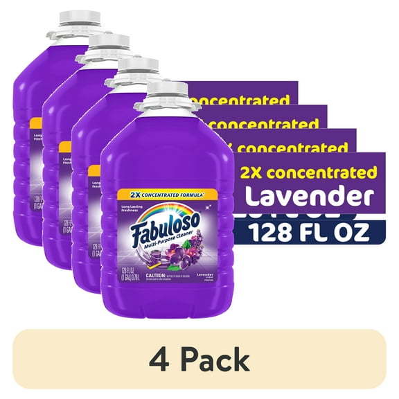 Fabuloso Multi Surface All Purpose Floor Cleaner, Lavender Scent, 128 fl oz