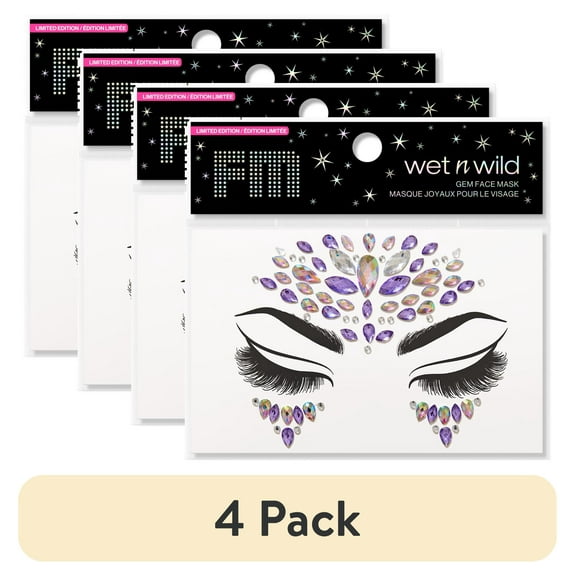 (4 pack) Fantasy Makers Gem Face Mask - Alien Babe